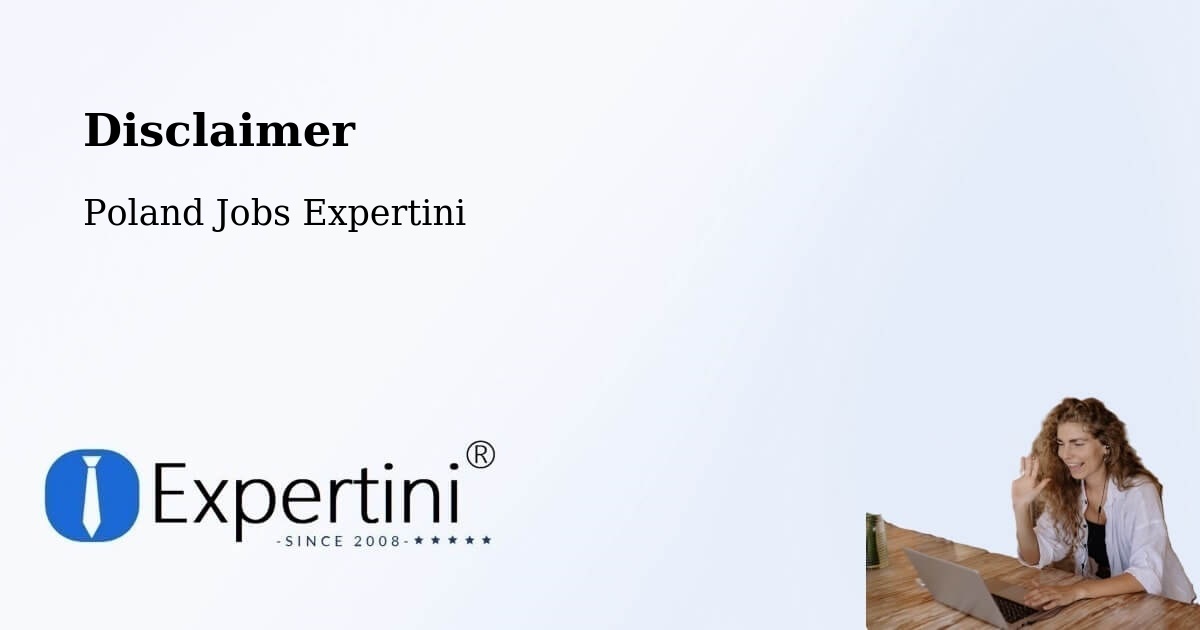 Disclaimer – Czempiń - Poland Jobs Expertini